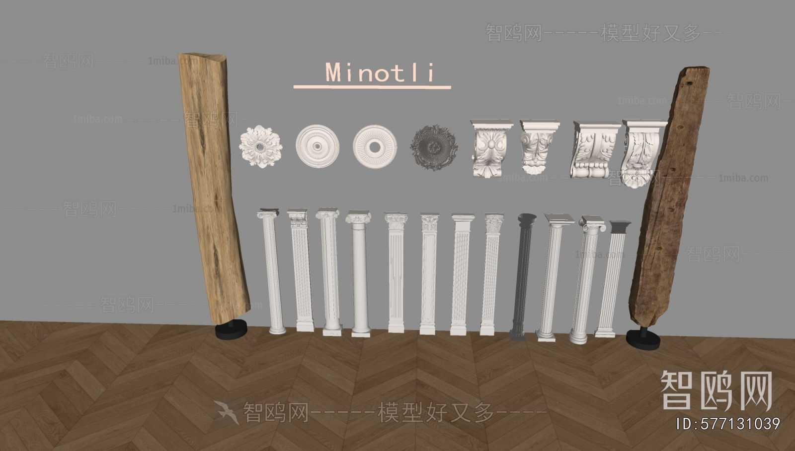 European Style Roman Pillar