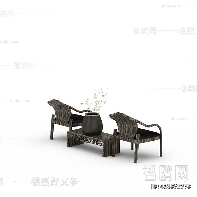 New Chinese Style Lounge Chair