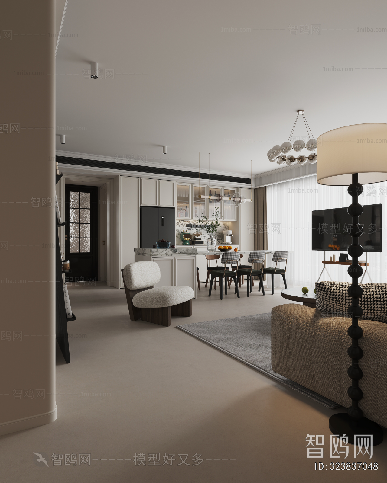 American Style A Living Room