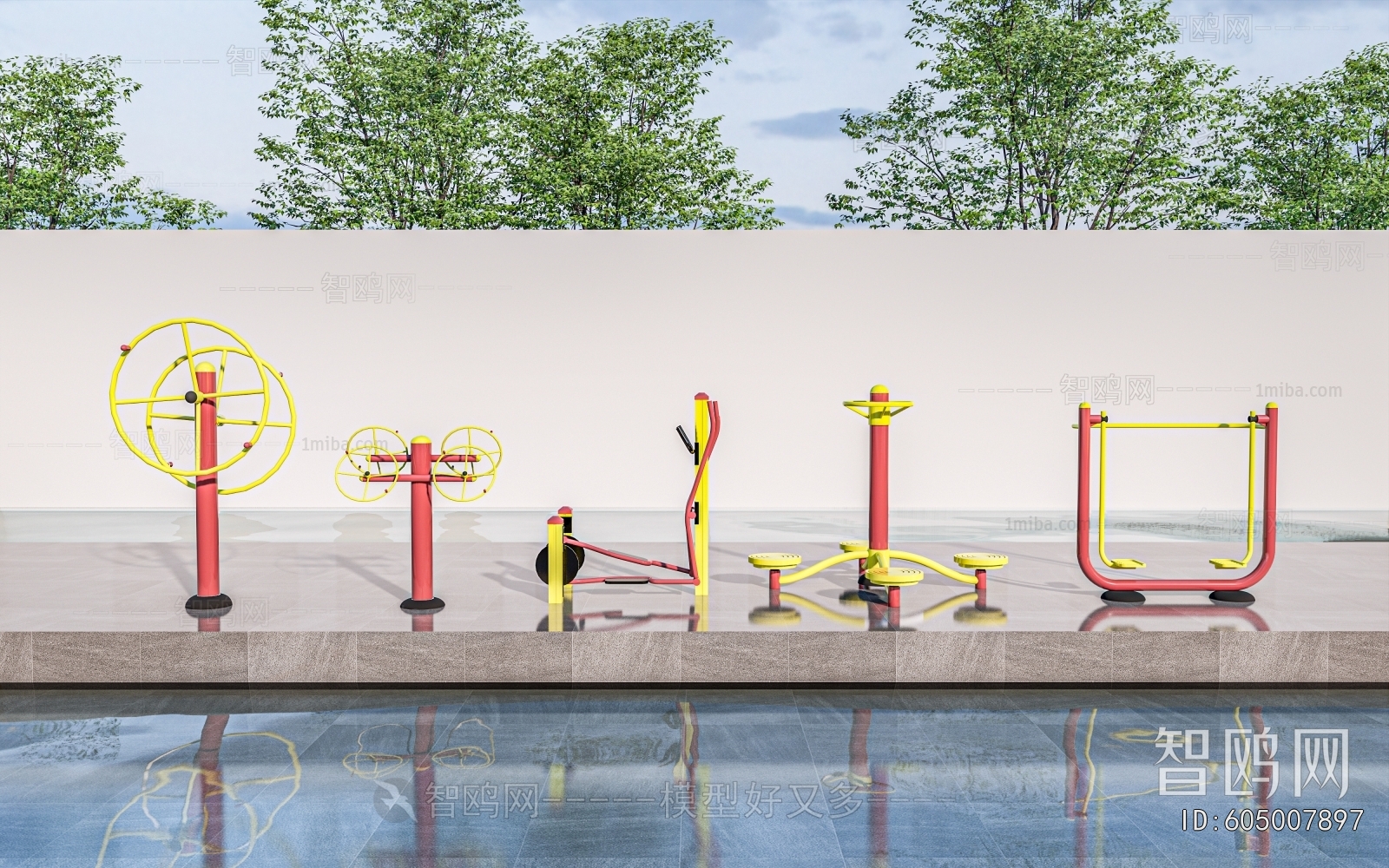 Modern Fitness Equipment