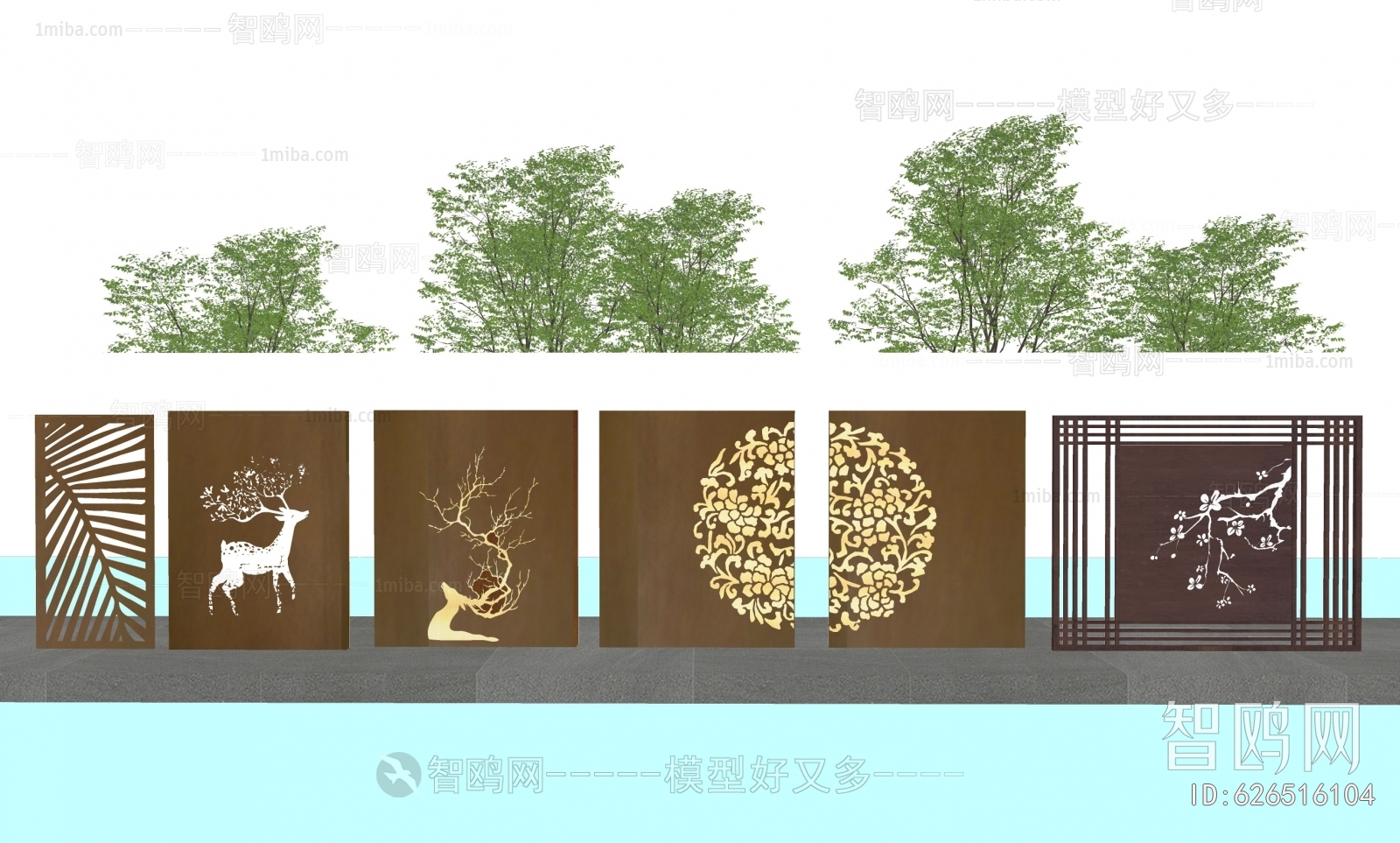 Modern Landscape Wall