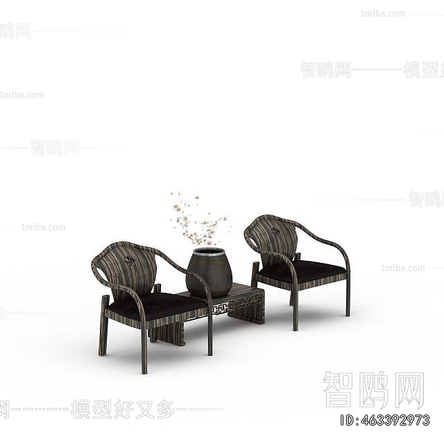 New Chinese Style Lounge Chair