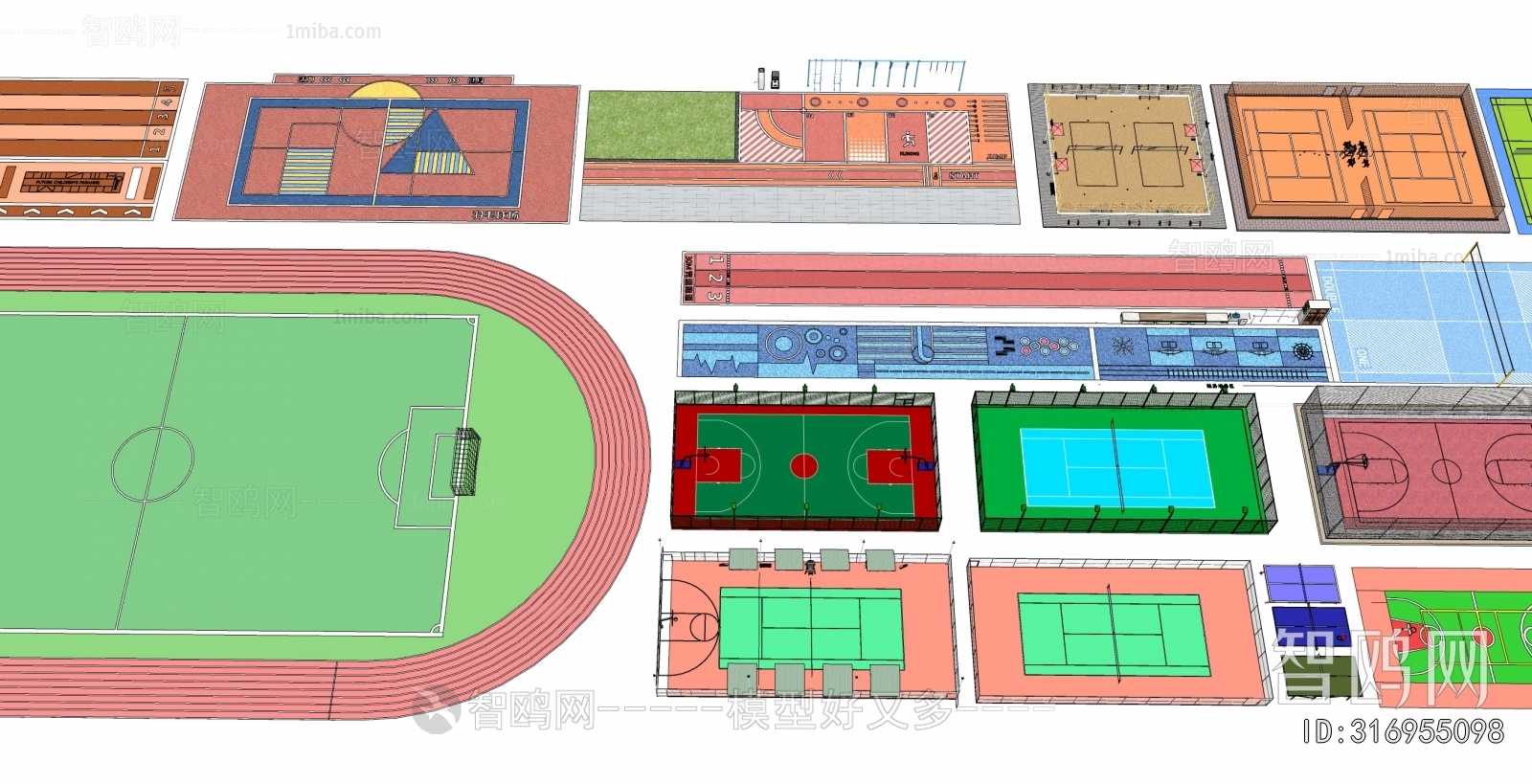 Modern Outdoor Sports Stadium