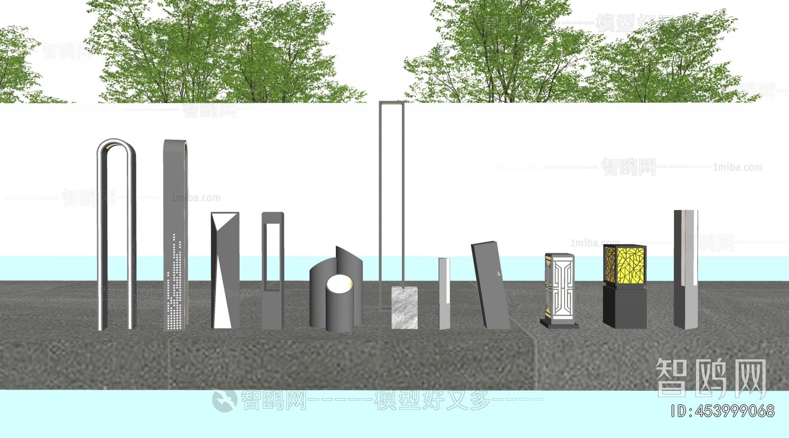 Modern Outdoor Light