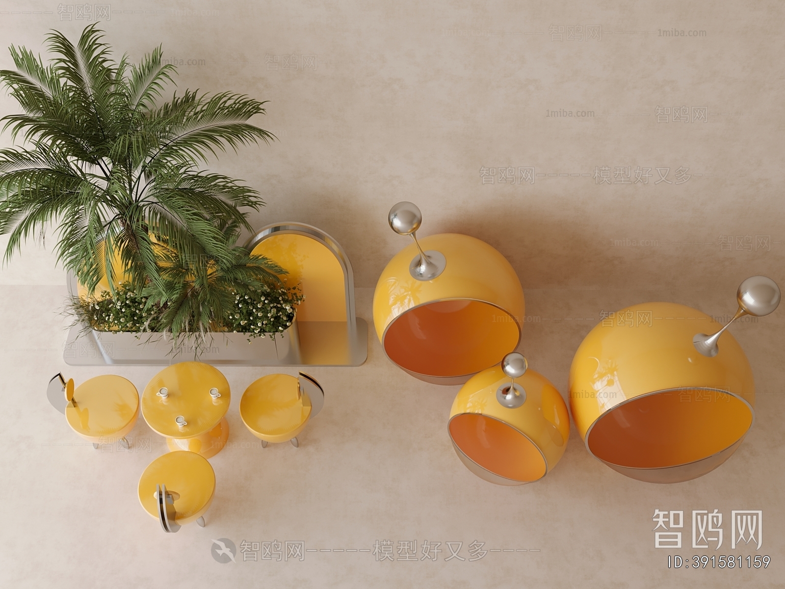 Modern Leisure Table And Chair