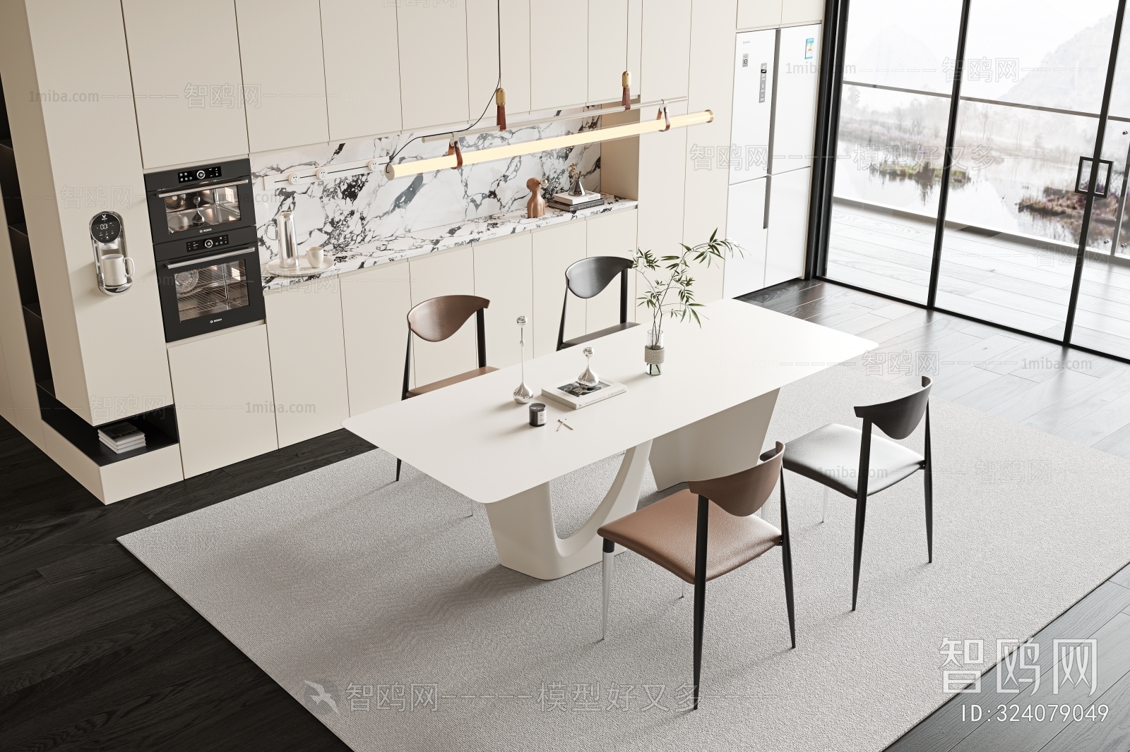 Modern Dining Table And Chairs
