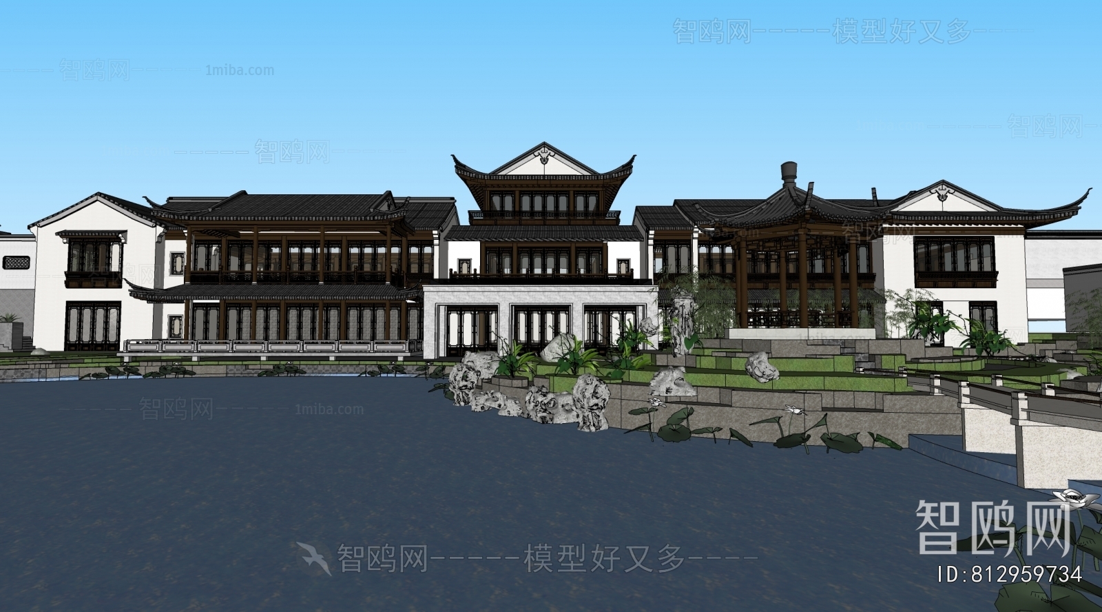 Chinese Style Residential Building