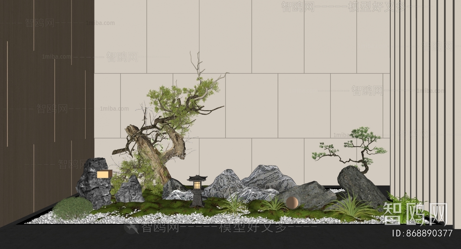 New Chinese Style Plant Landscaping