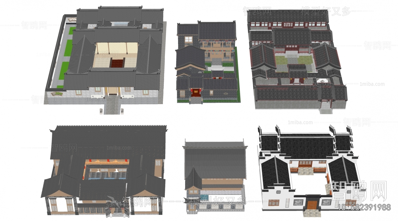 Chinese Style Appearance Of Commercial Building