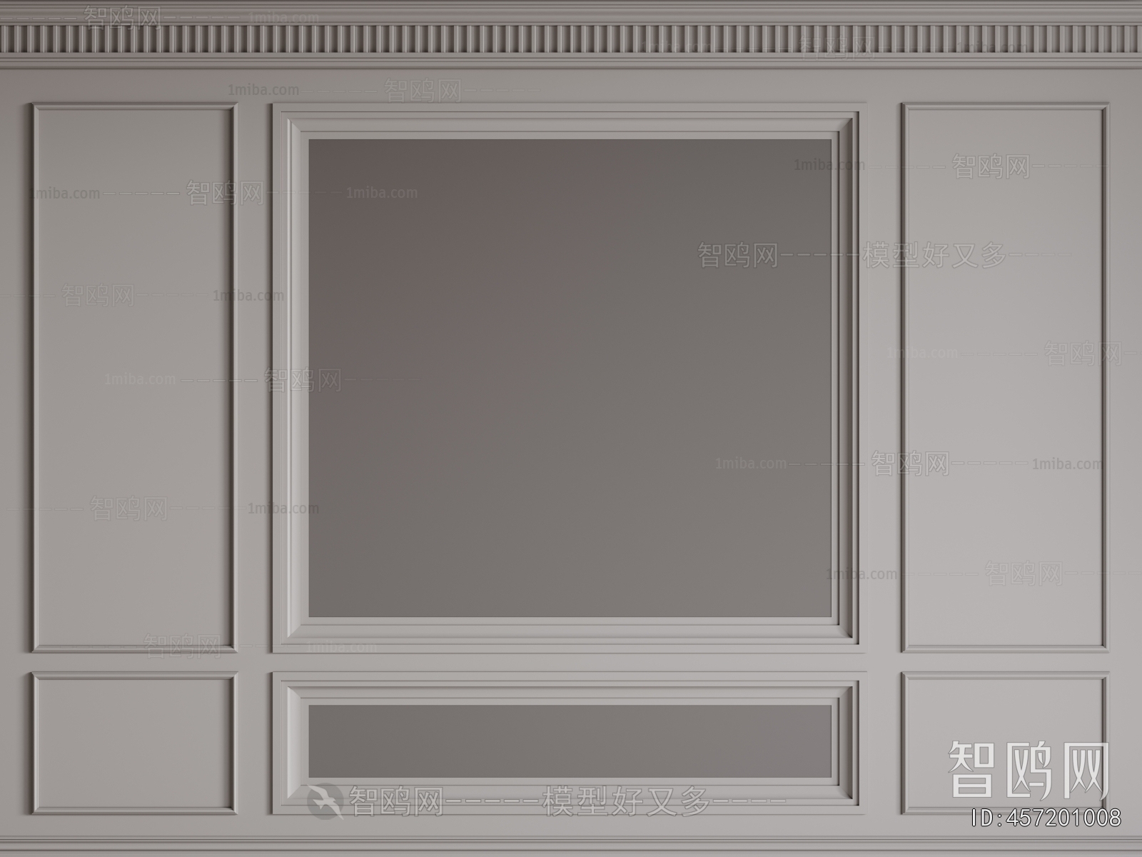 French Style TV Wall