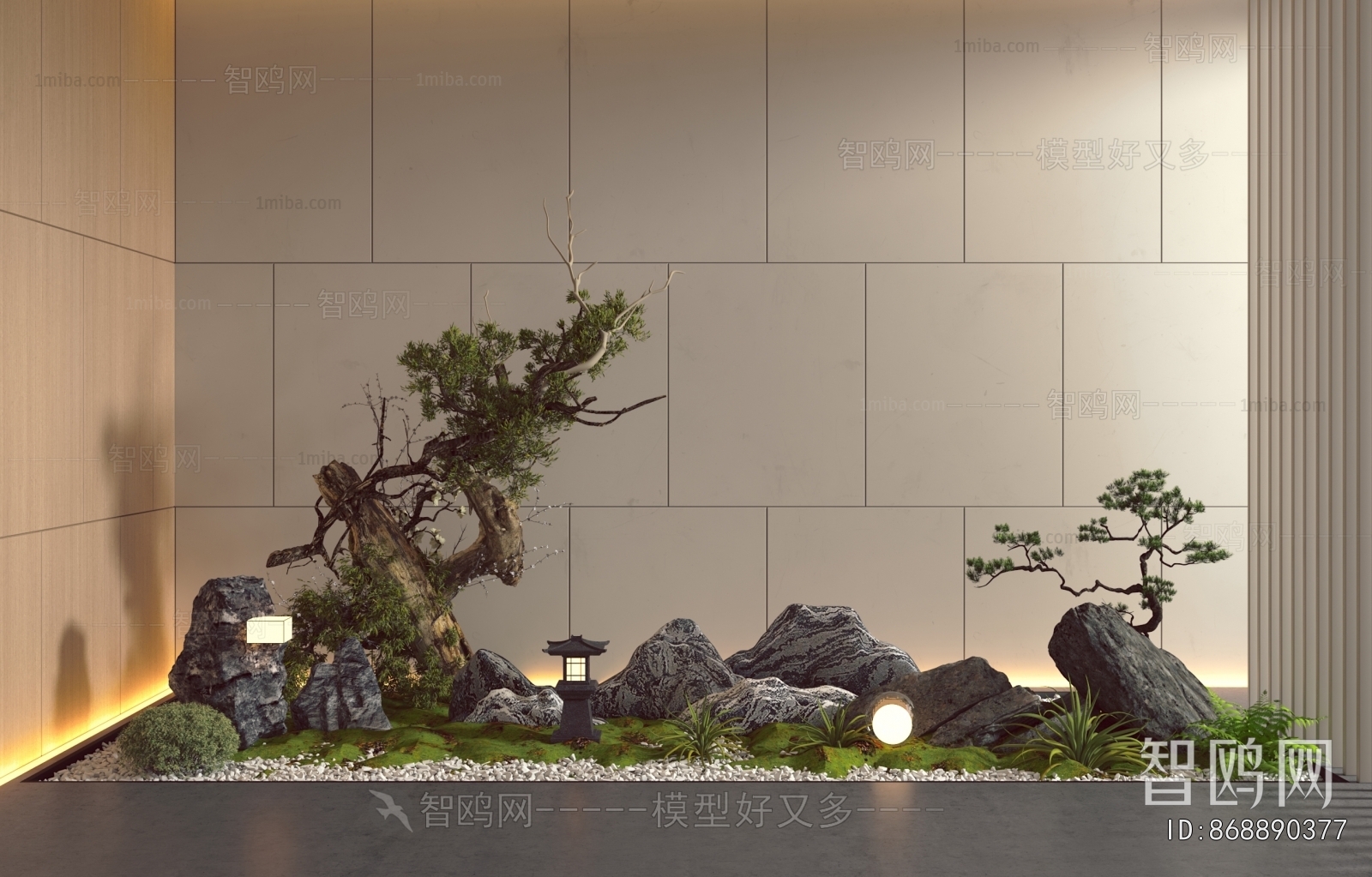 New Chinese Style Plant Landscaping
