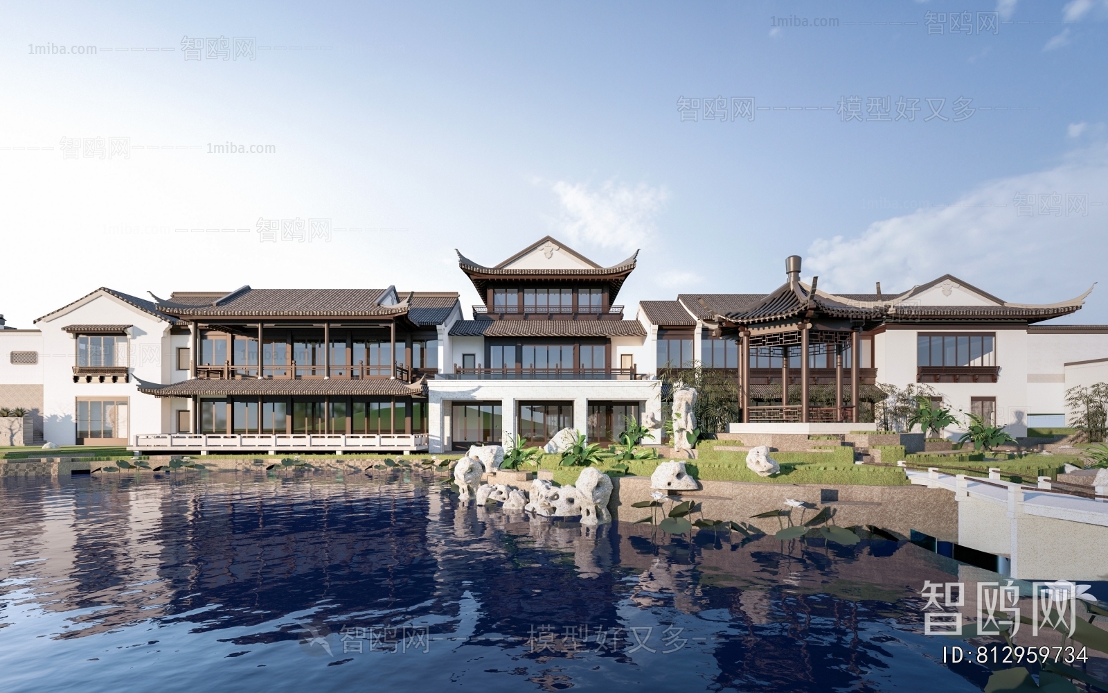 Chinese Style Residential Building