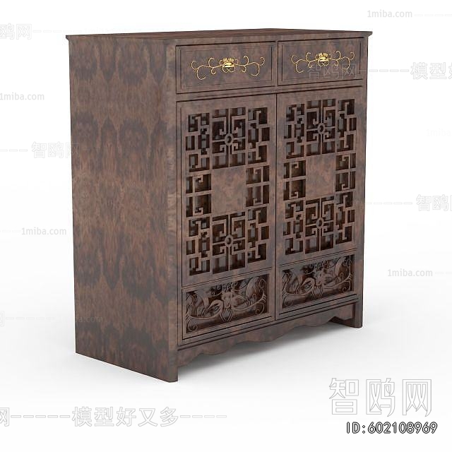 New Chinese Style Side Cabinet