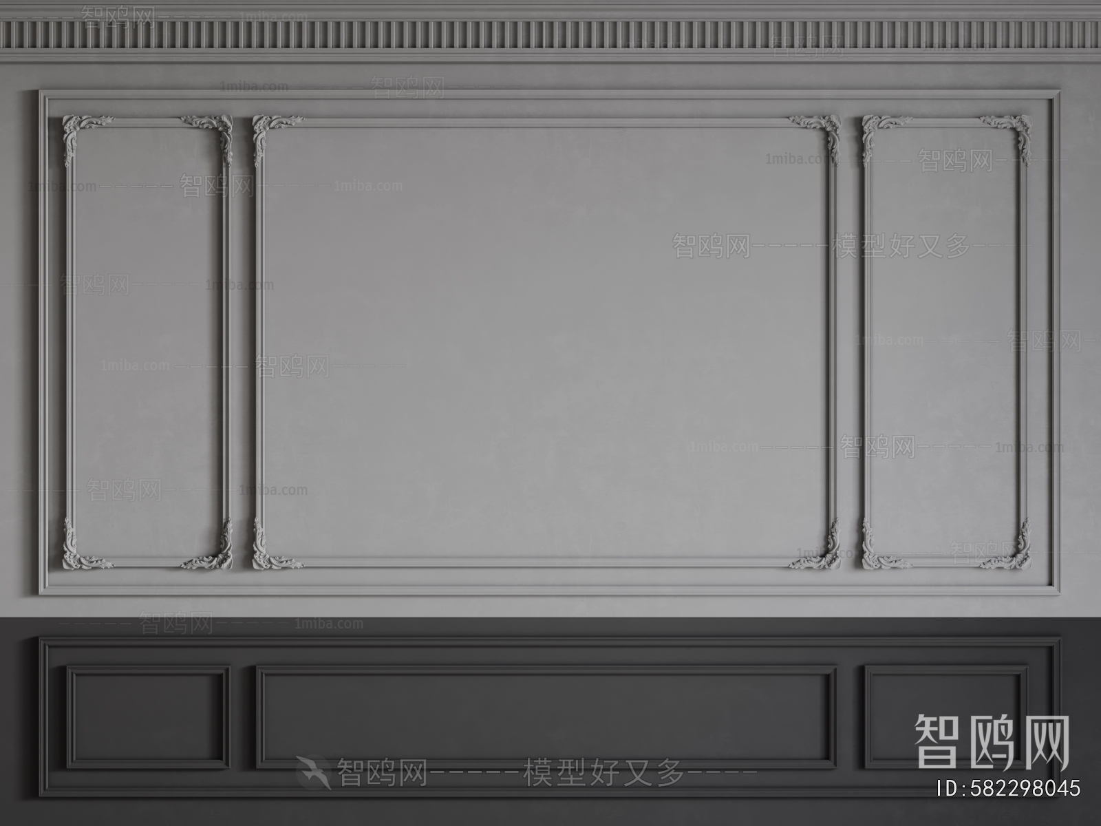 French Style TV Wall