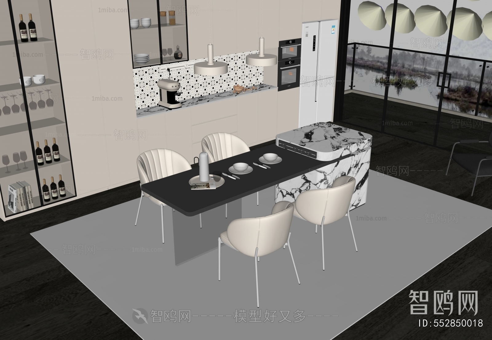 Modern Dining Table And Chairs