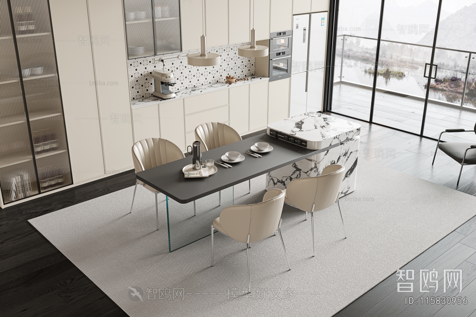 Modern Dining Table And Chairs