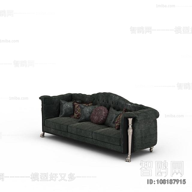 European Style Three-seat Sofa