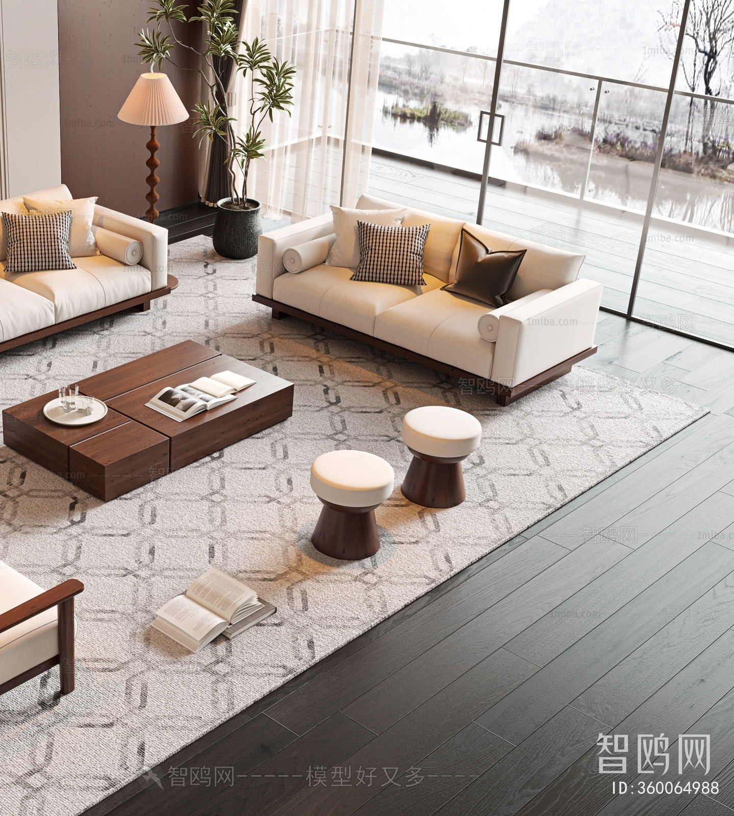 New Chinese Style Sofa Combination
