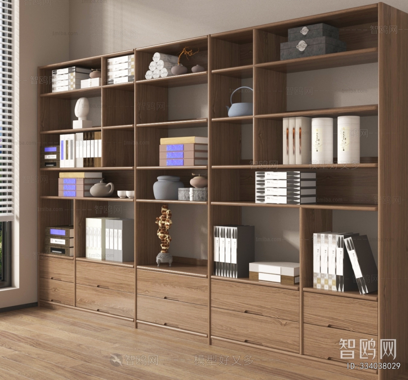 New Chinese Style Bookcase