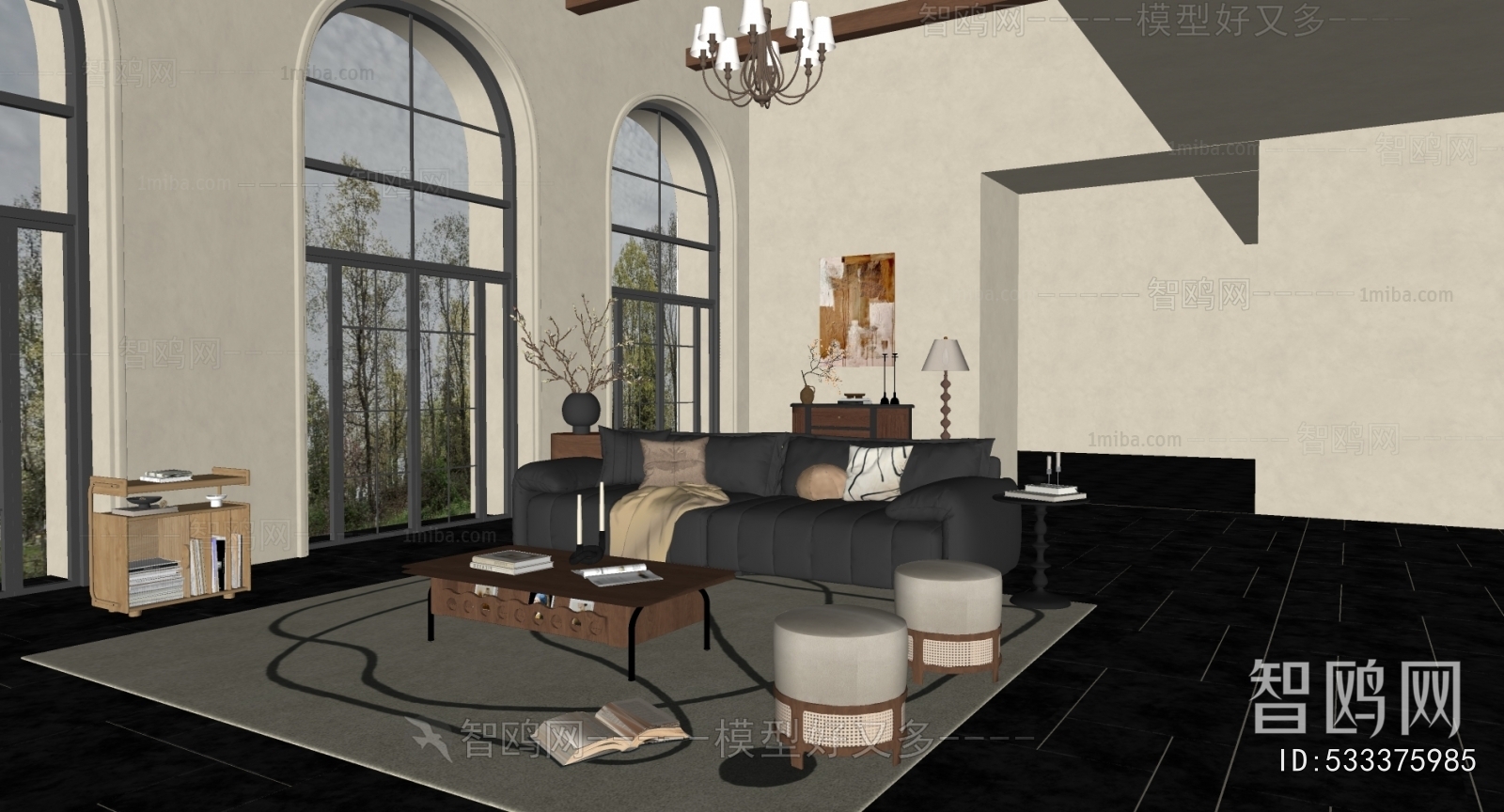 American Style A Living Room