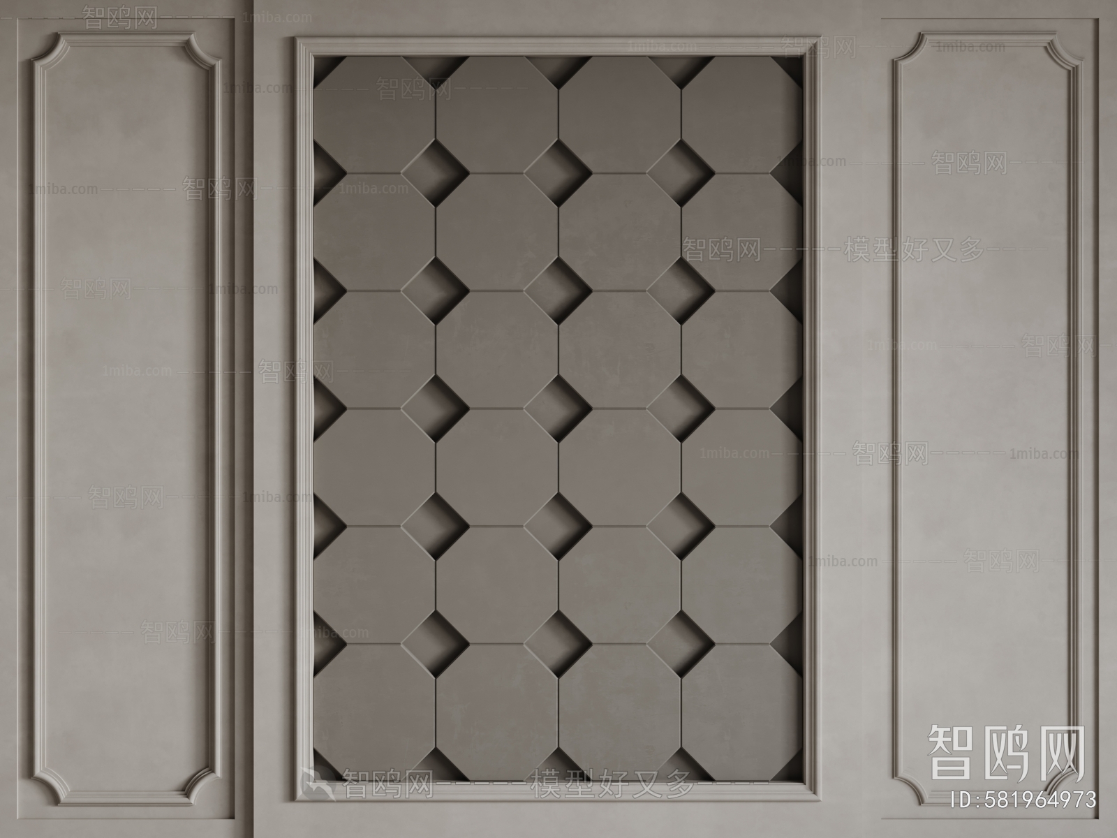 French Style TV Wall