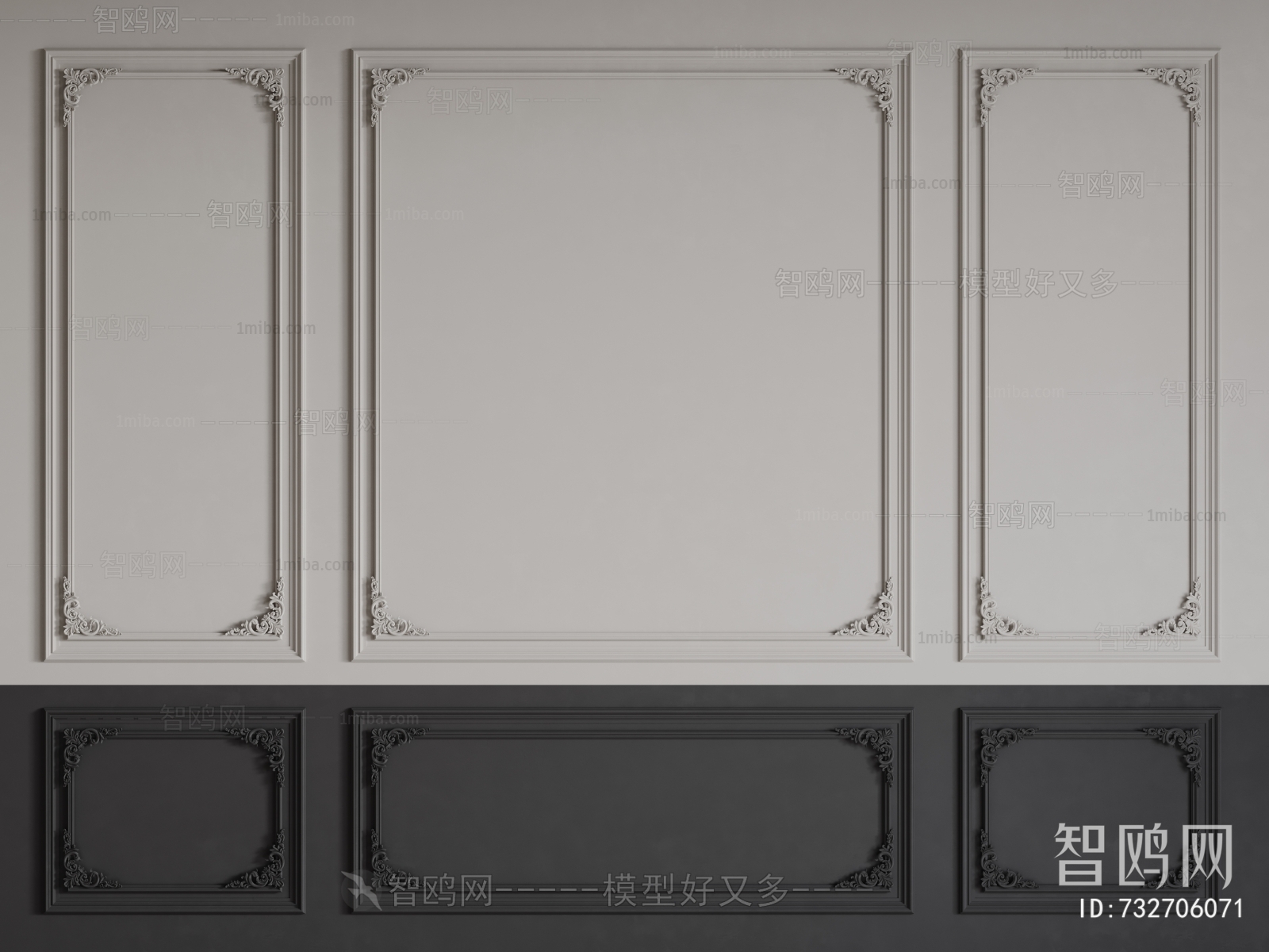 French Style TV Wall