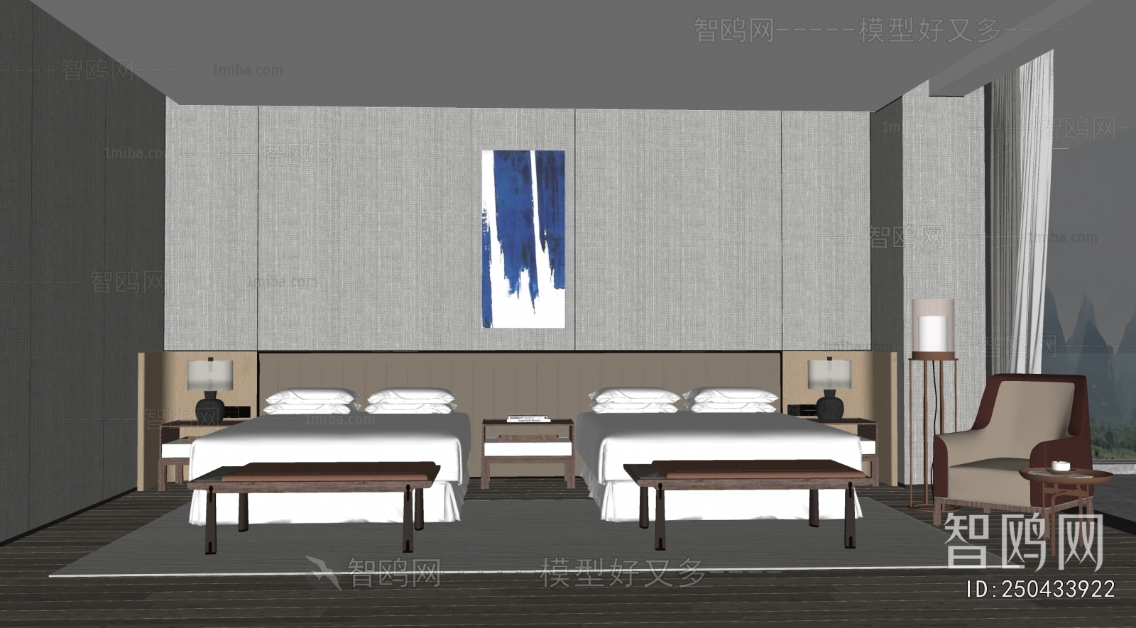 New Chinese Style Guest Room