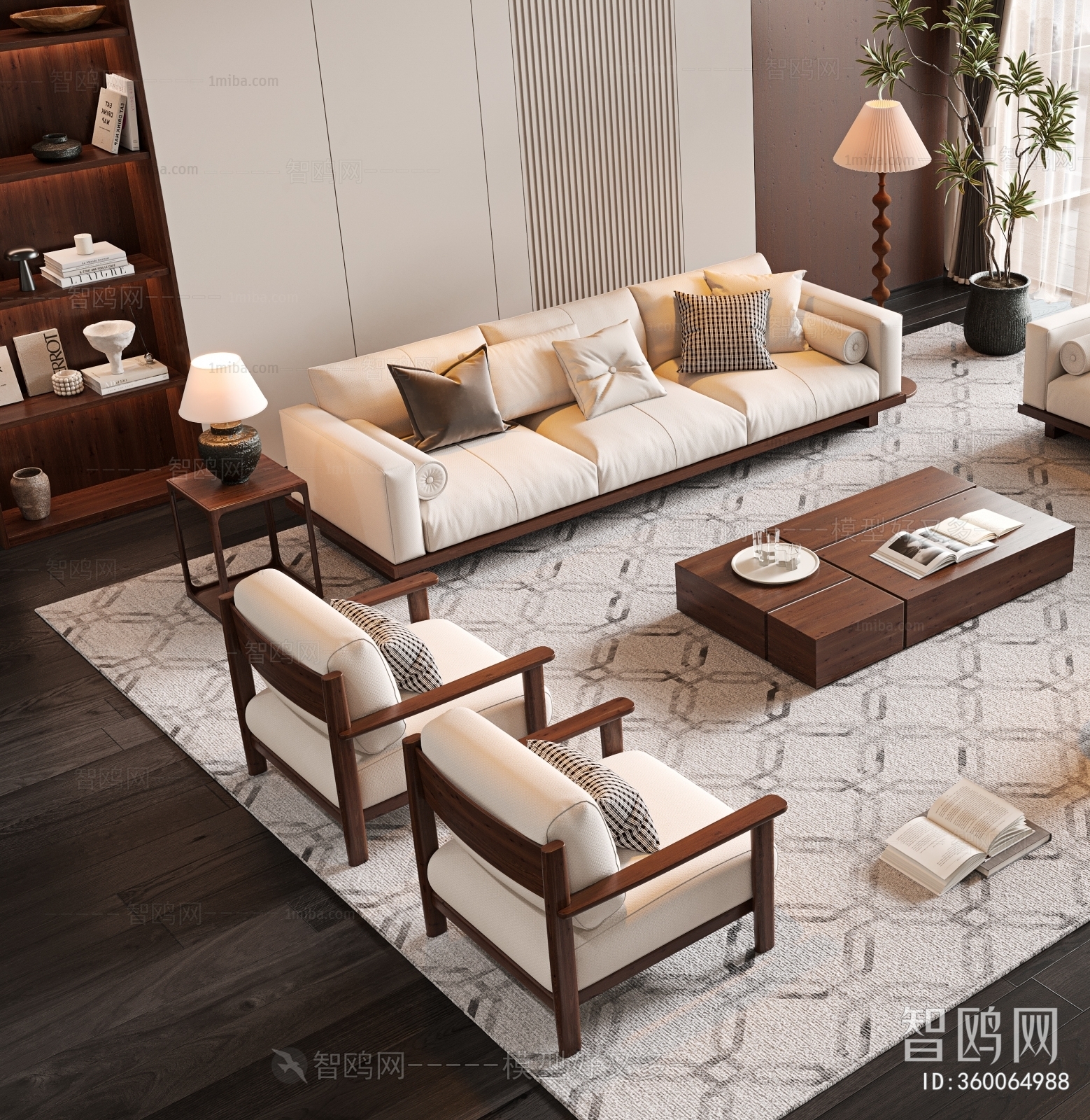 New Chinese Style Sofa Combination