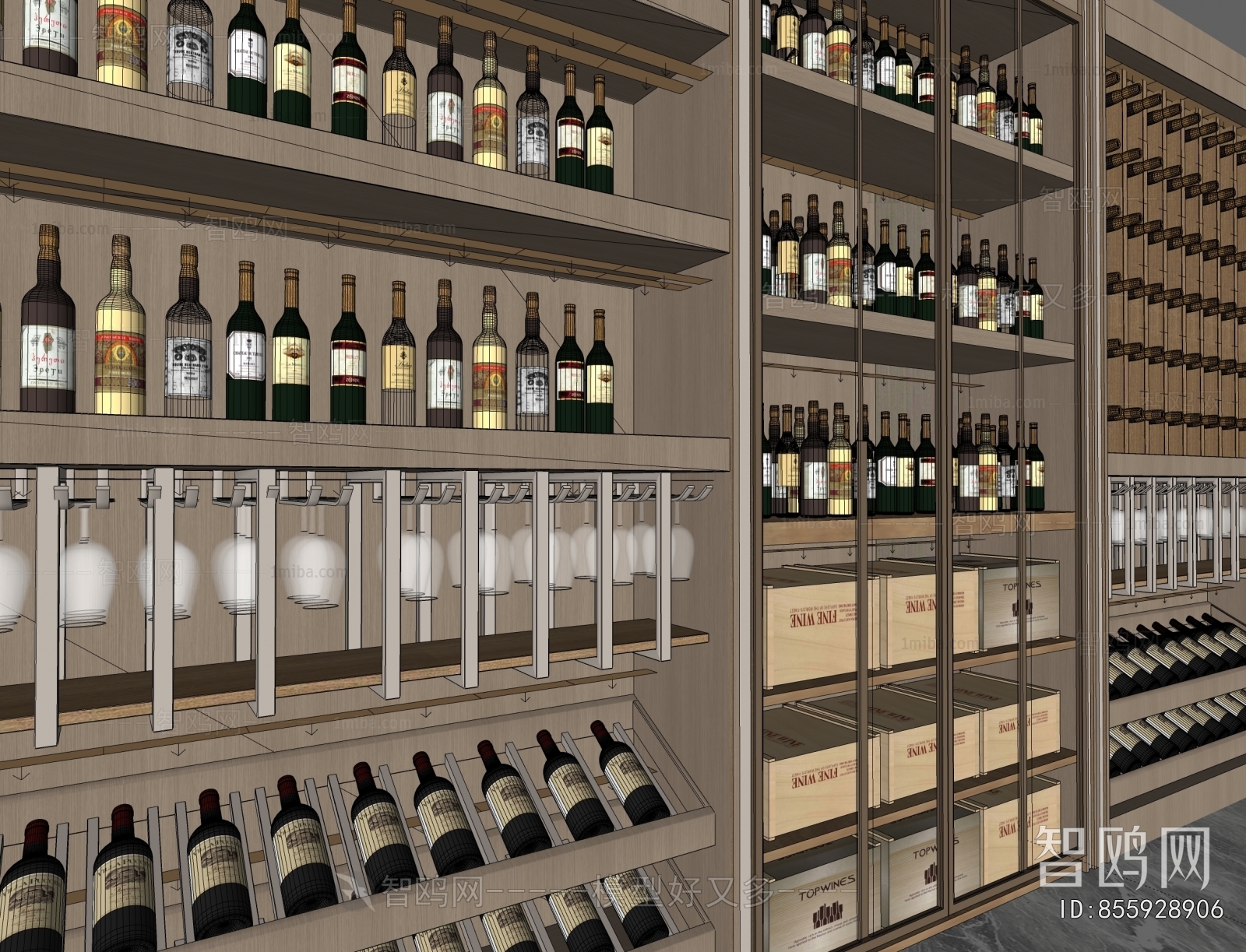 Modern Wine Cellar/Wine Tasting Room