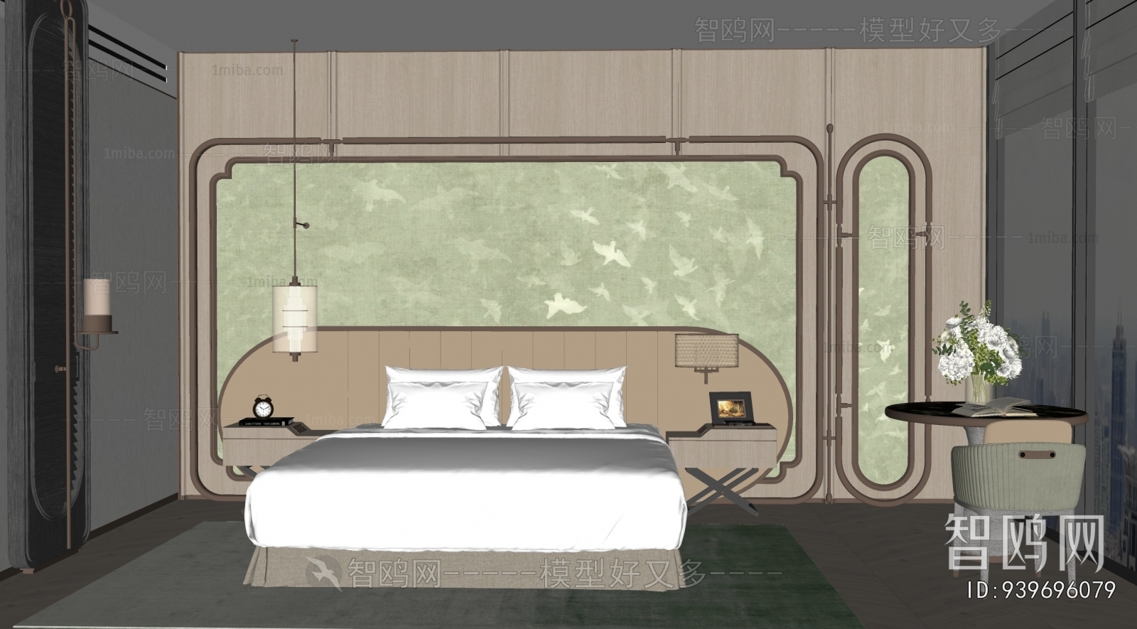 French Style Guest Room