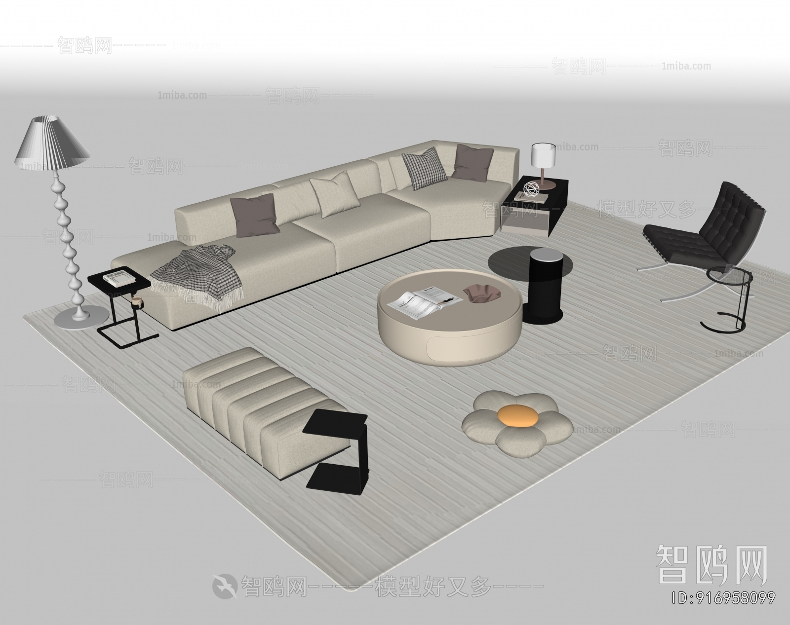 French Style Sofa Combination