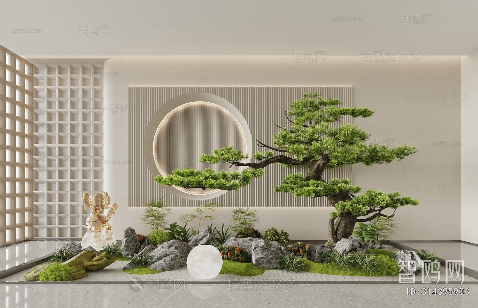 New Chinese Style Plant Landscaping