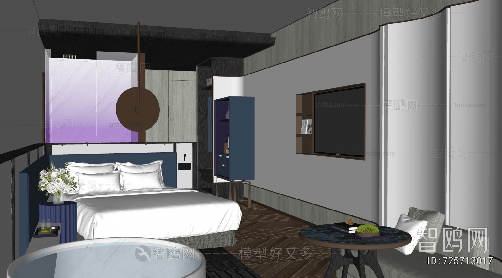 Modern Guest Room