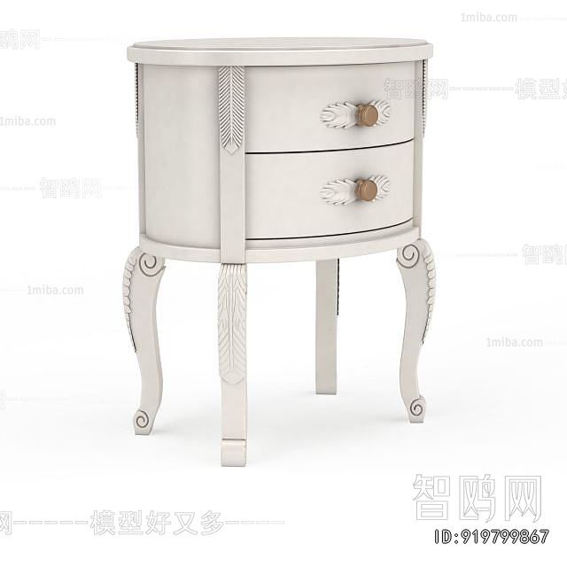 French Style Bedside Cupboard