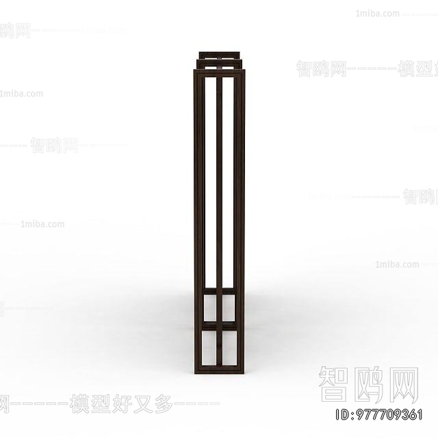 New Chinese Style Wooden Screen Partition
