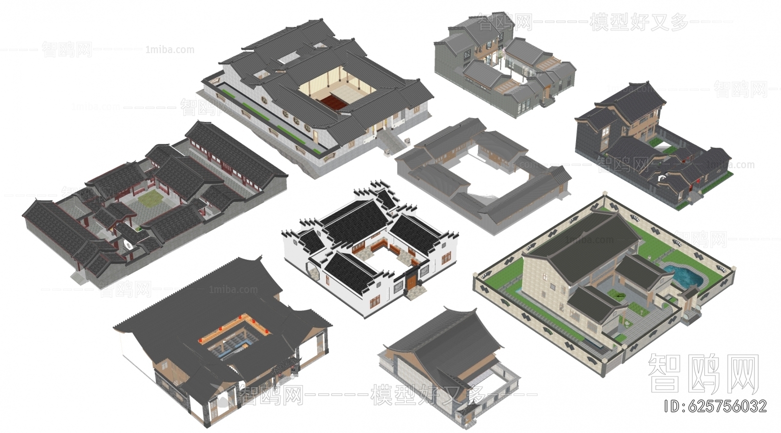 Chinese Style Residential Building