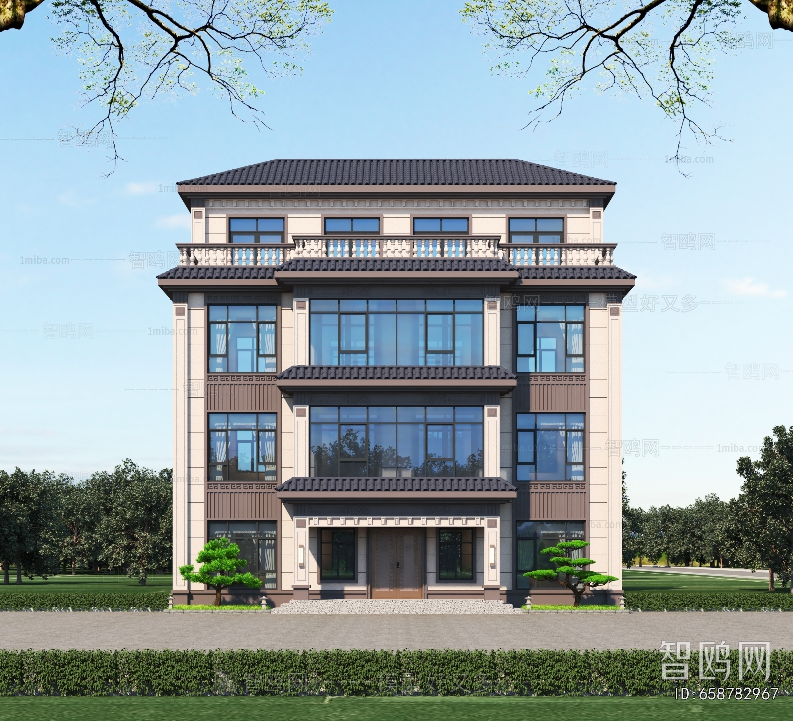 New Chinese Style Detached Villa