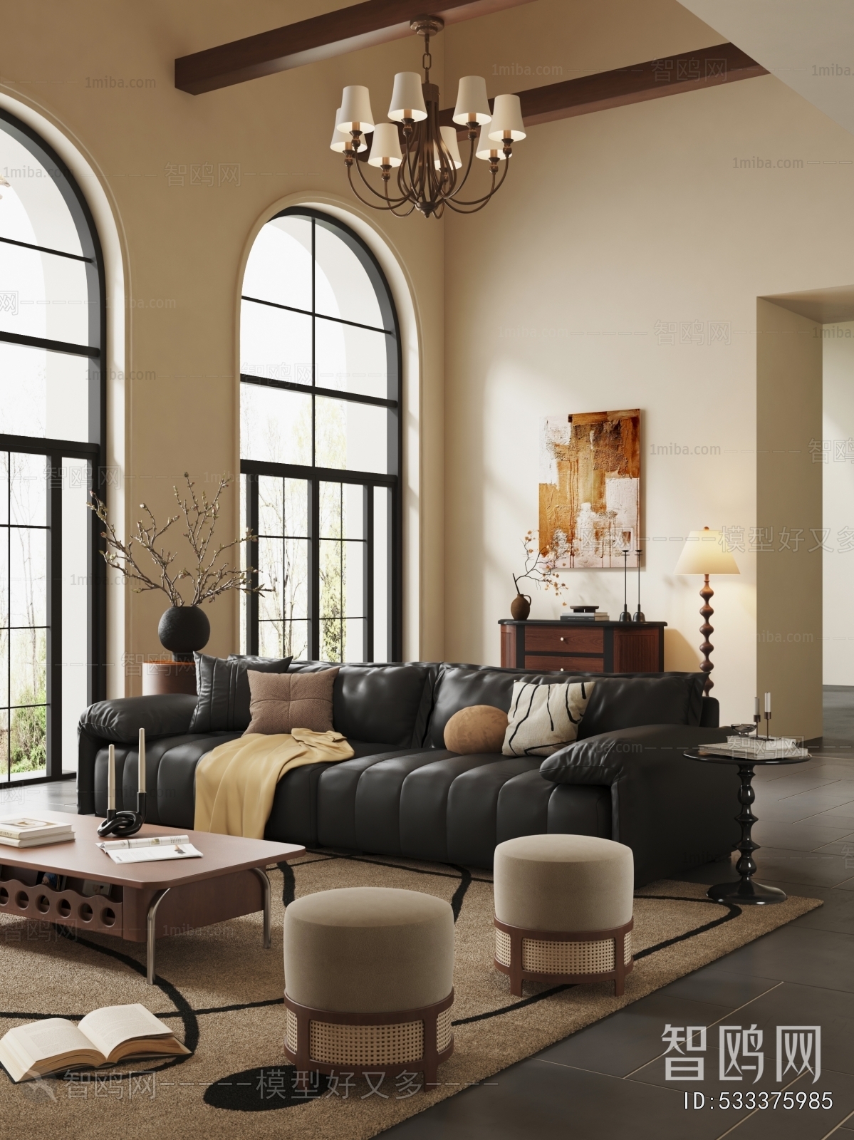 American Style A Living Room