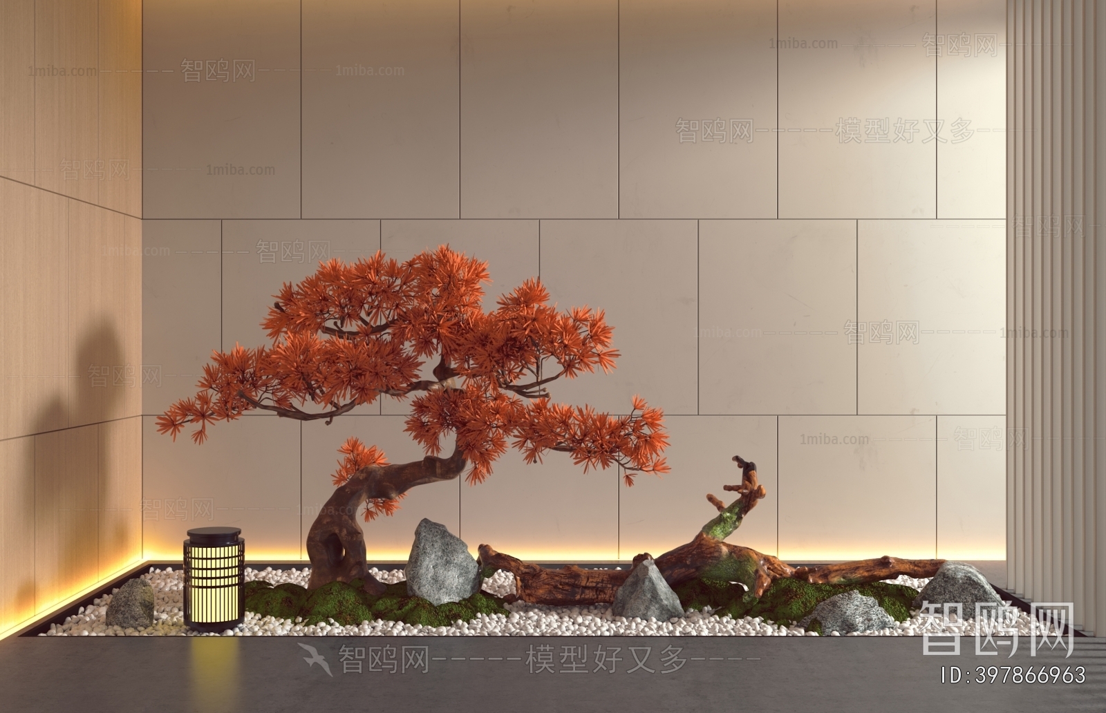 New Chinese Style Plant Landscaping