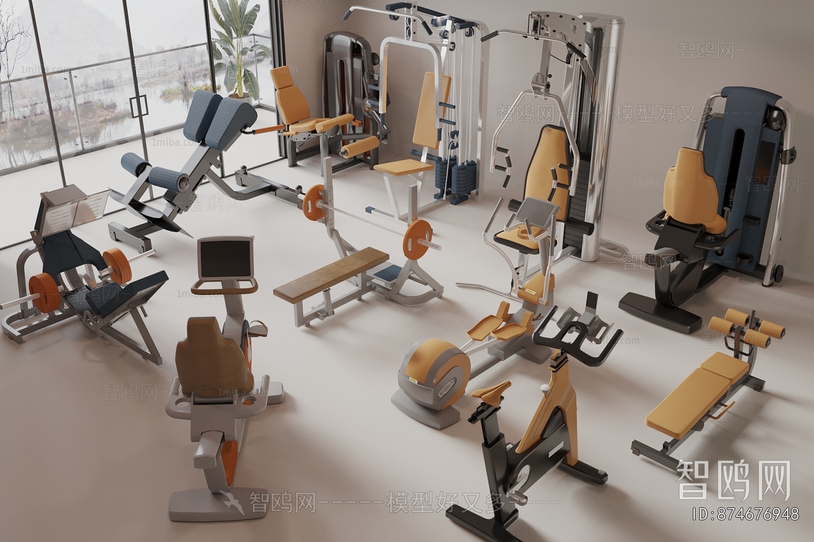 Modern Fitness Equipment