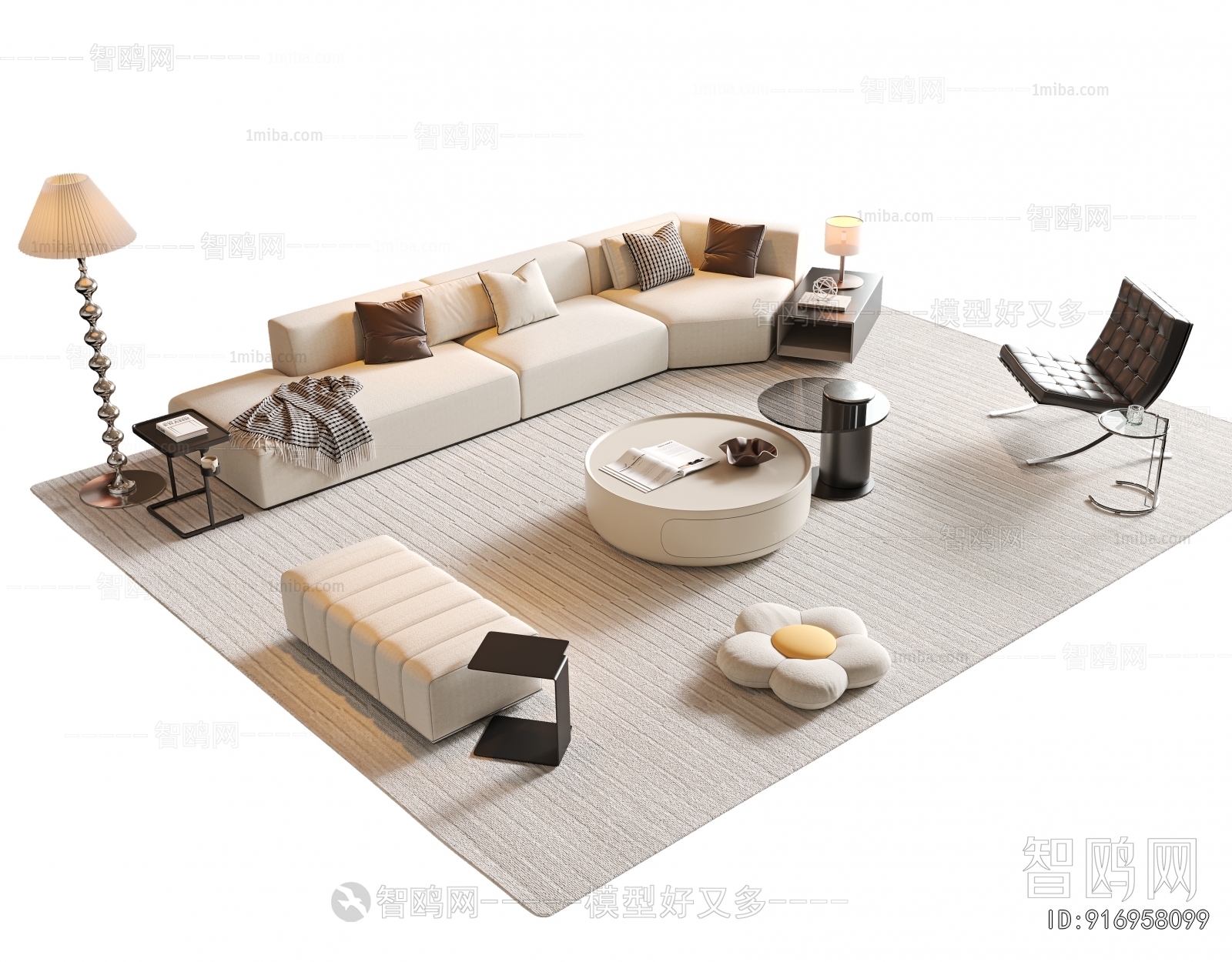 French Style Sofa Combination