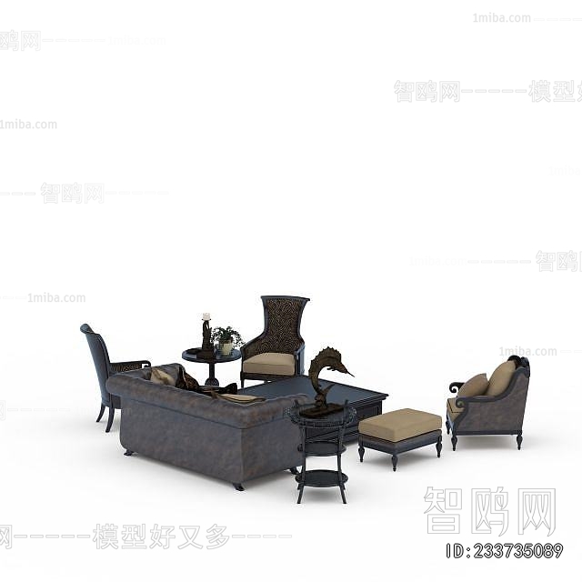 European Style Sofa Combination