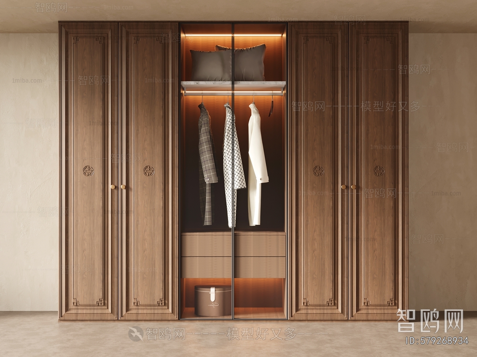 New Chinese Style The Wardrobe