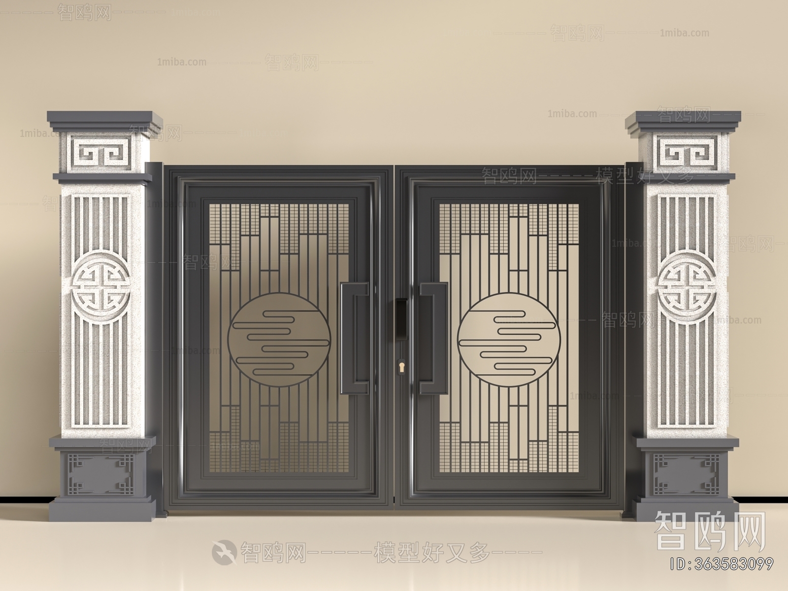 New Chinese Style Gate