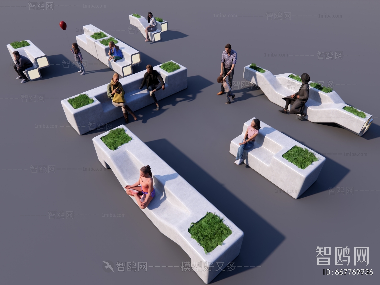 Modern Communal Chair