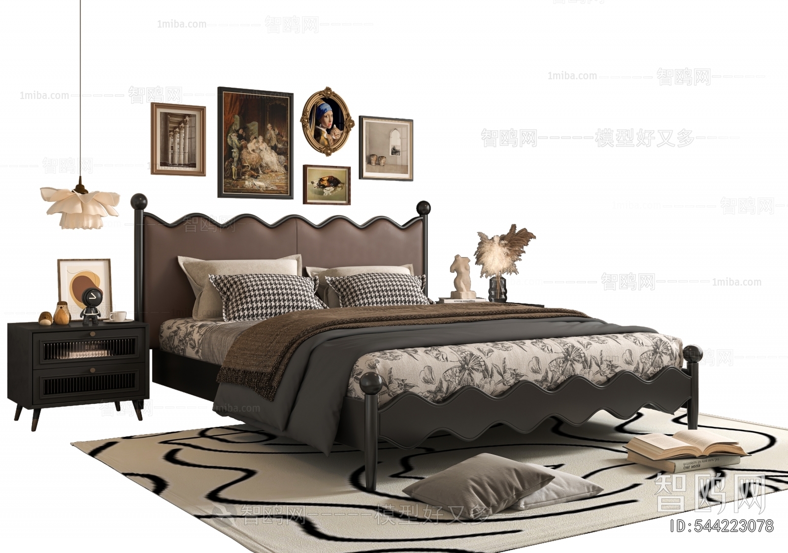 French Style Double Bed