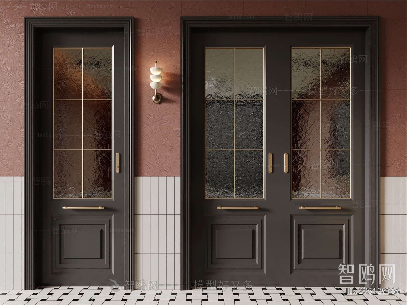 French Style Single Door