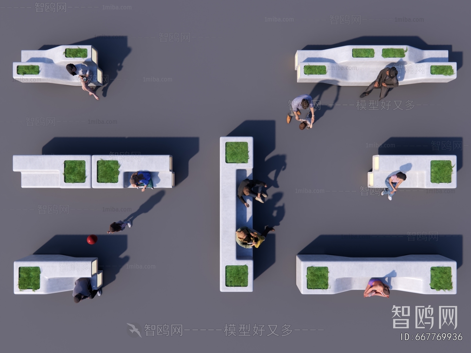 Modern Communal Chair