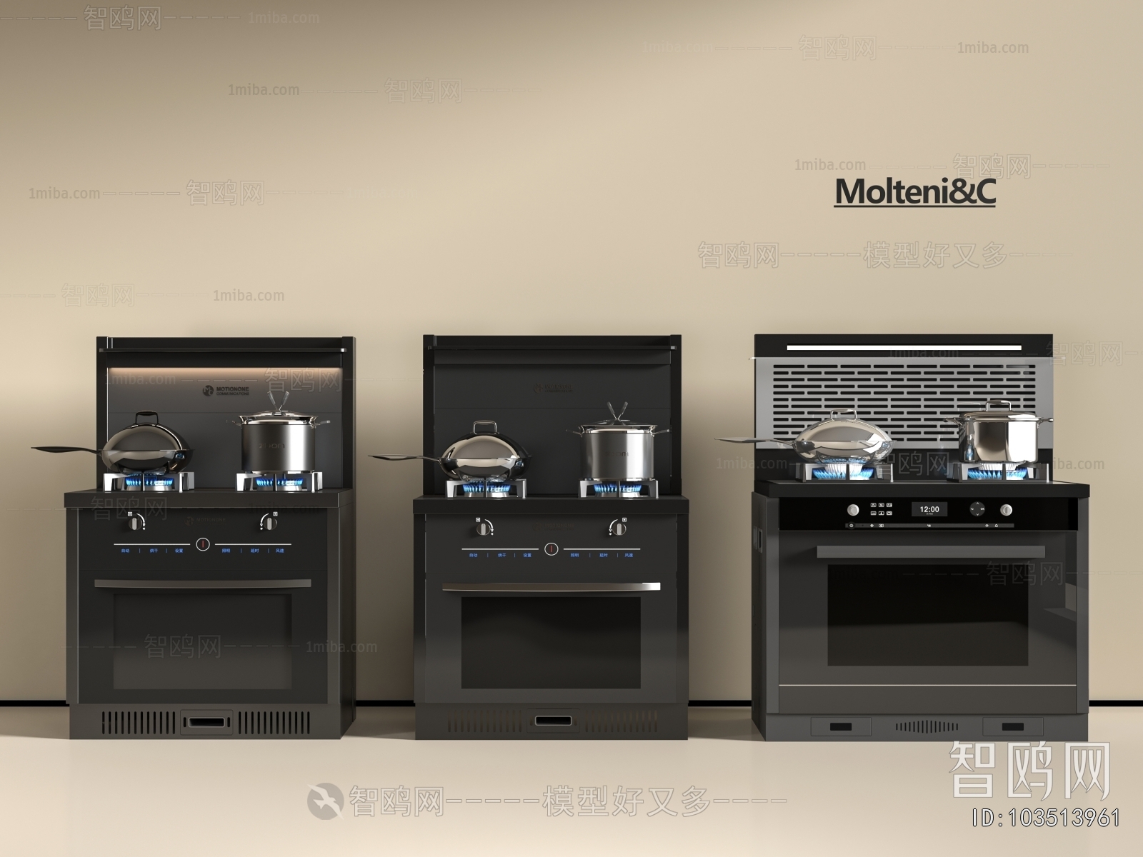 Modern Kitchen Electric Gas Range
