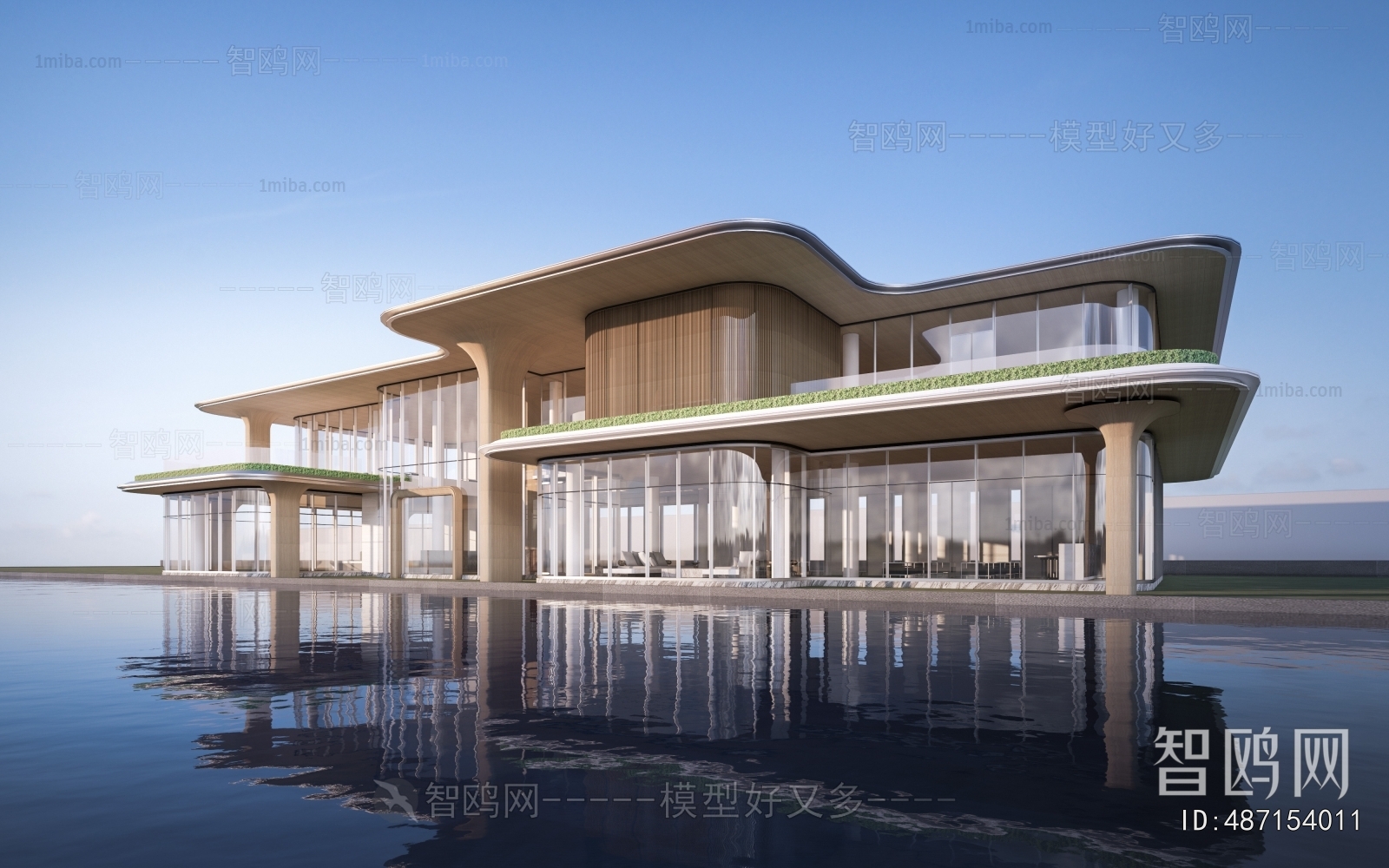 Modern Appearance Of Commercial Building